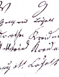 Johann Friedrich Traugott Löchelt - Unterschrift